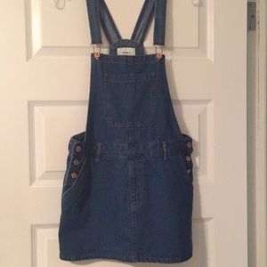 Forever 21 denim overall dress
